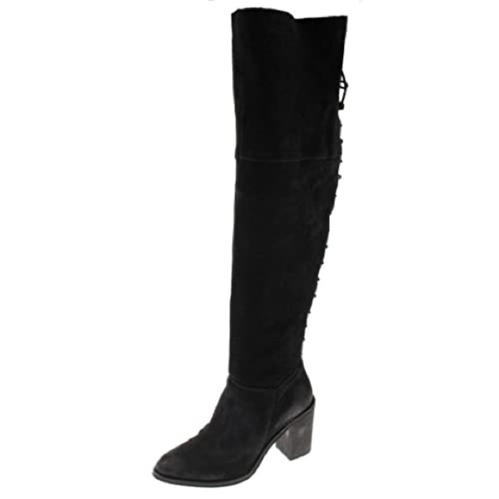 Steve Madden Alandari Over the Knee Boots, Black, Size 6